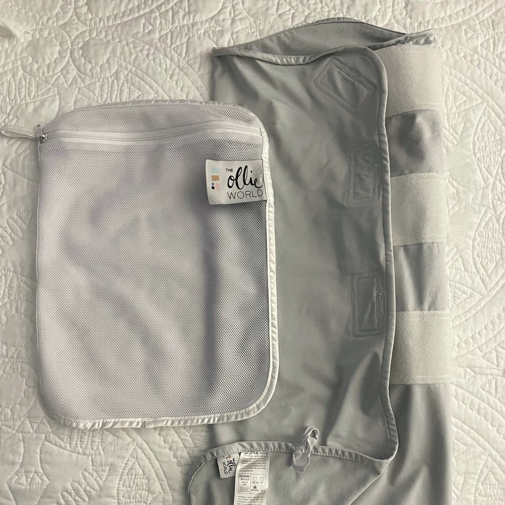 Ollie Swaddle, Stone, Gently Used, Comes with Bag